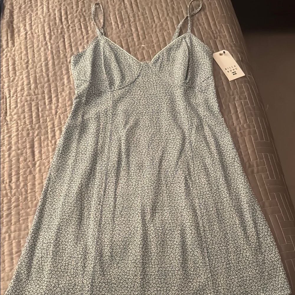 Billabong Blue Patterned Mini Dress